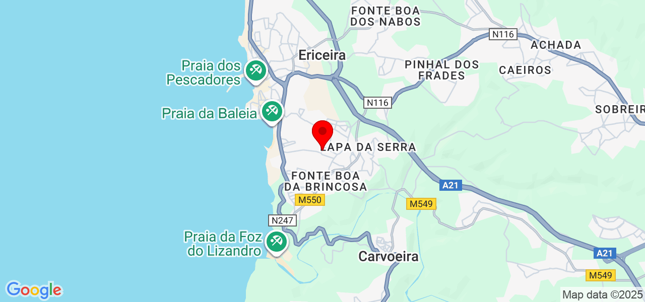 Ink Clinic Ericeira - Lisboa - Mafra - Mapa