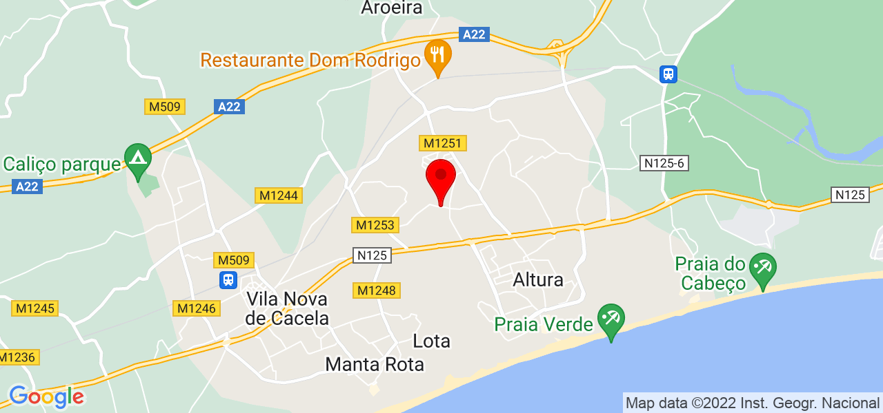 Klebernilson Lima - Faro - Castro Marim - Mapa