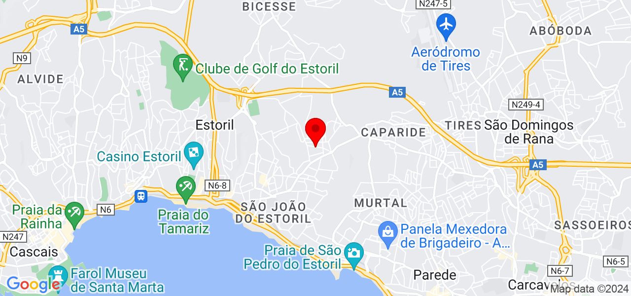 Cami Cirpan - Lisboa - Cascais - Map