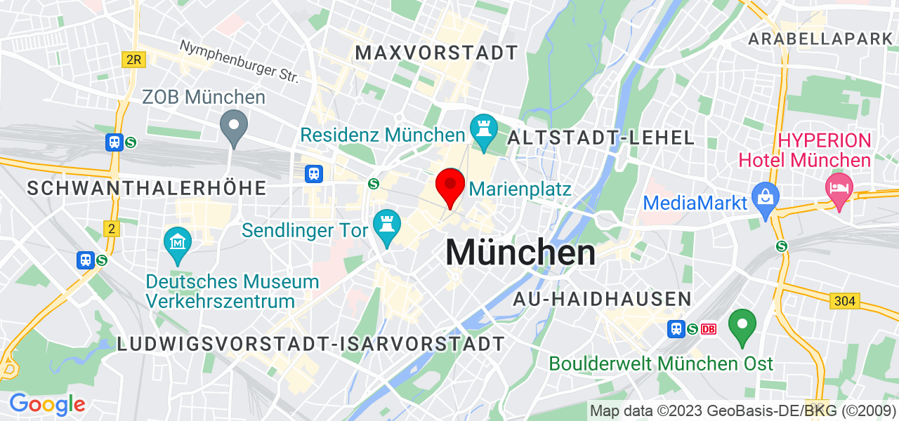 A&amp;D Dienstleitungen - Bayern - München - Karte