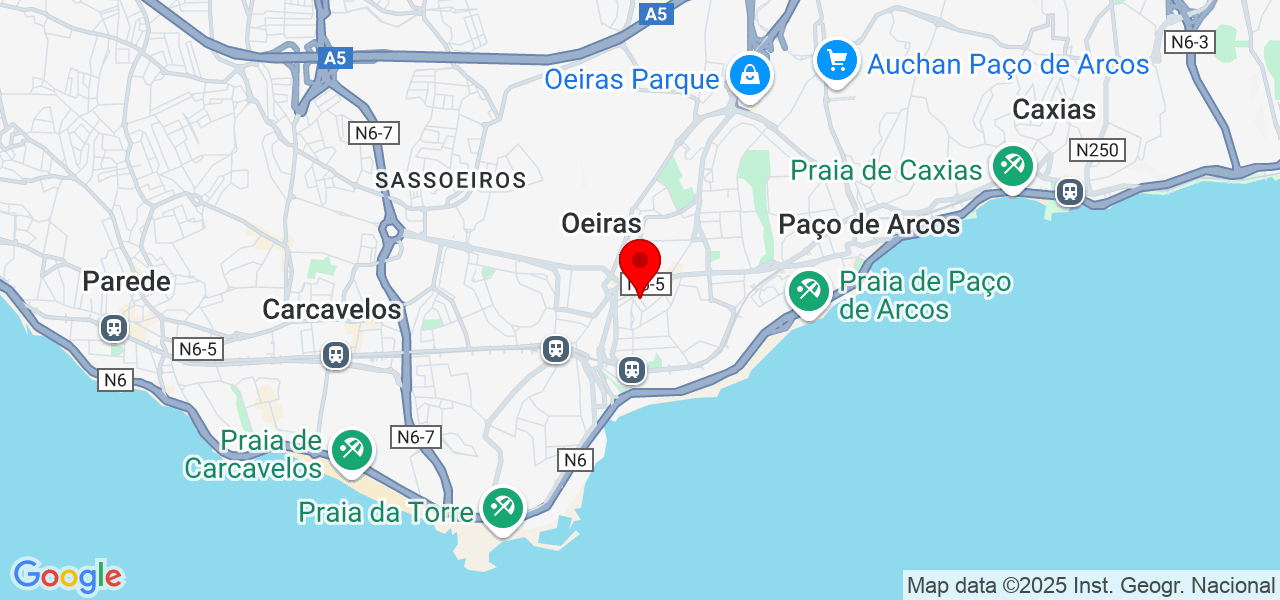 Frederico prof Surf - Lisboa - Oeiras - Map