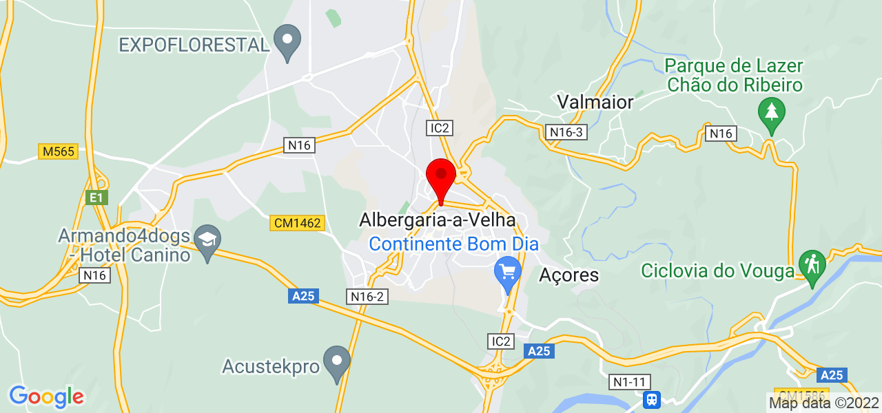 M&Oacute;NICA SACADURA - Aveiro - Albergaria-a-Velha - Mapa