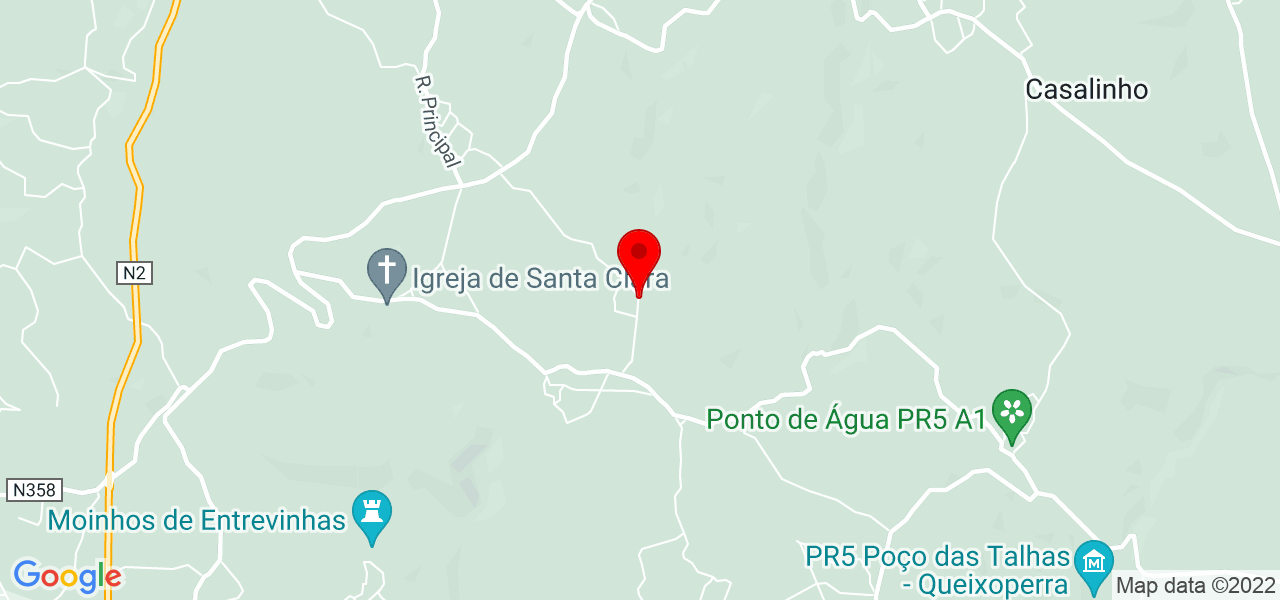 Cristiana - Santarém - Sardoal - Mapa