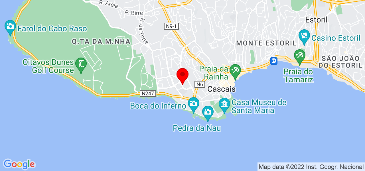 Constan&ccedil;a Cardoso - Lisboa - Cascais - Mapa