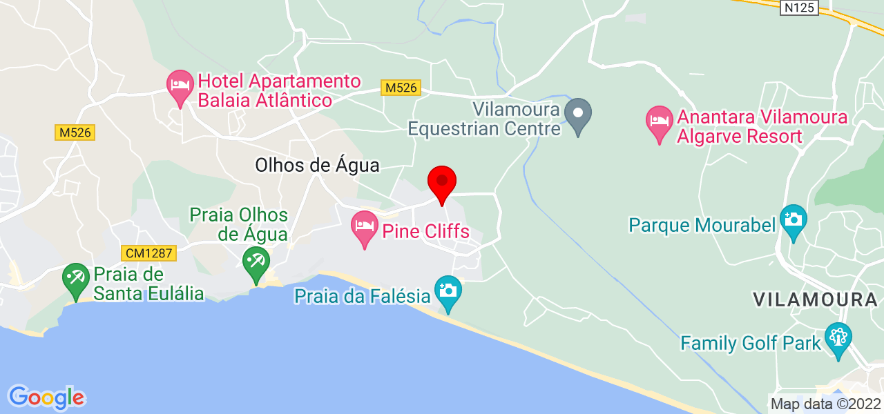 Joana Galante - Faro - Albufeira - Mapa