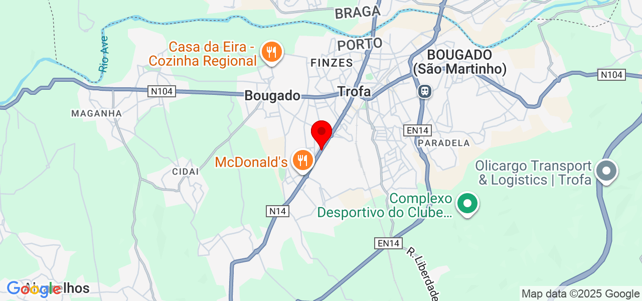 Emerson - Porto - Trofa - Mapa