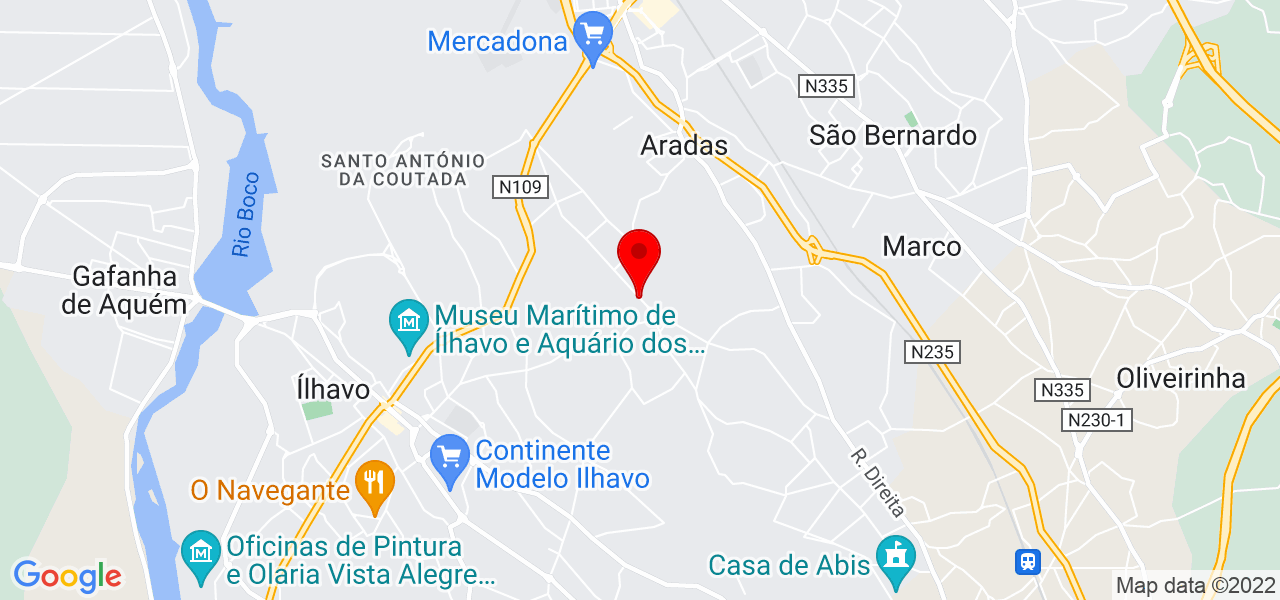 Aline - Aveiro - Aveiro - Mapa