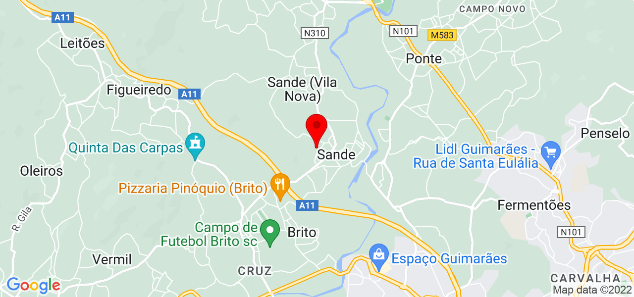 ComCerta - Braga - Guimarães - Mapa