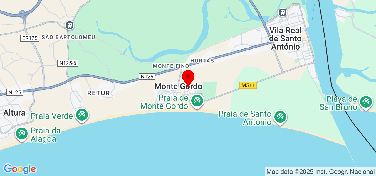 Rui neves - Faro - Vila Real de Santo António - Mapa