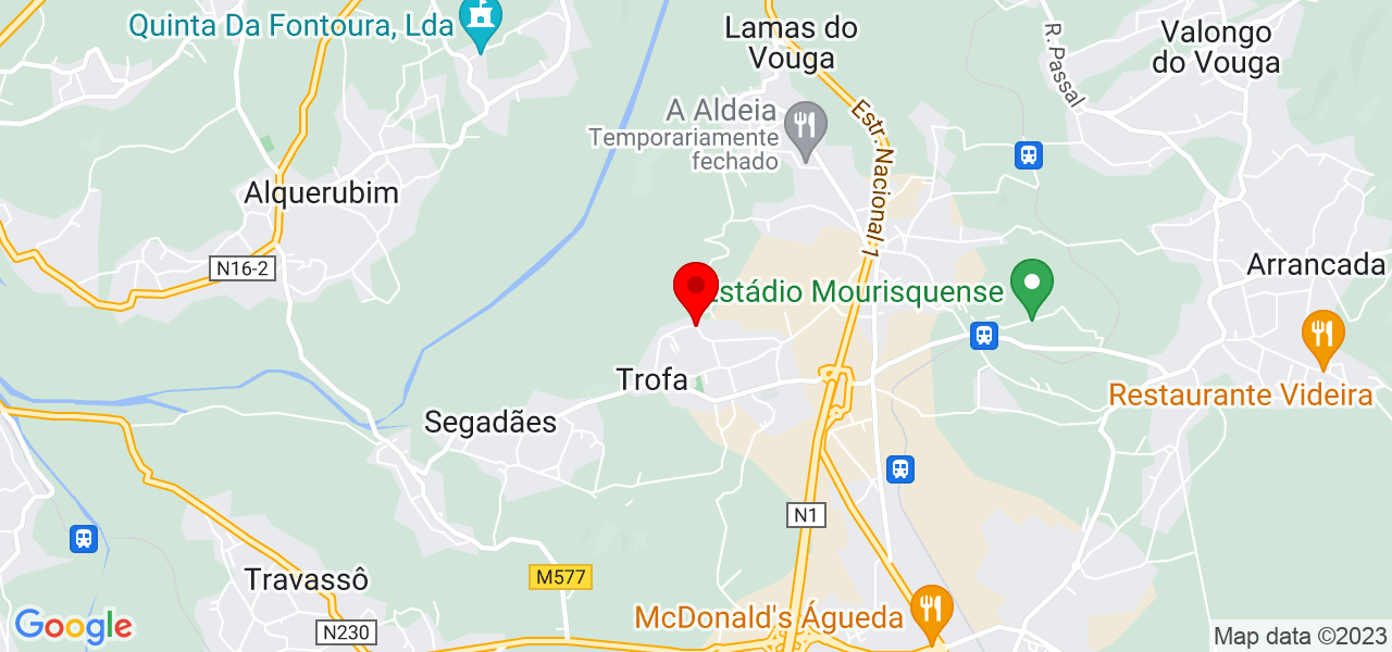 Tons de Bossa - Aveiro - Águeda - Map