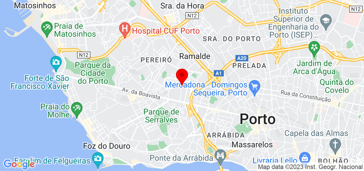 Cristina Abrunhosa - Porto - Porto - Mapa