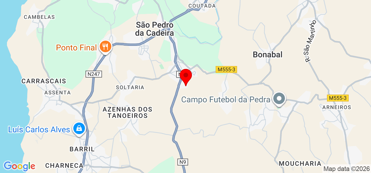 Cleiton pintor - Lisboa - Torres Vedras - Map