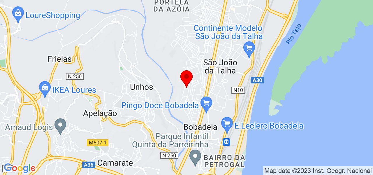 Vladmir - Lisboa - Loures - Mapa