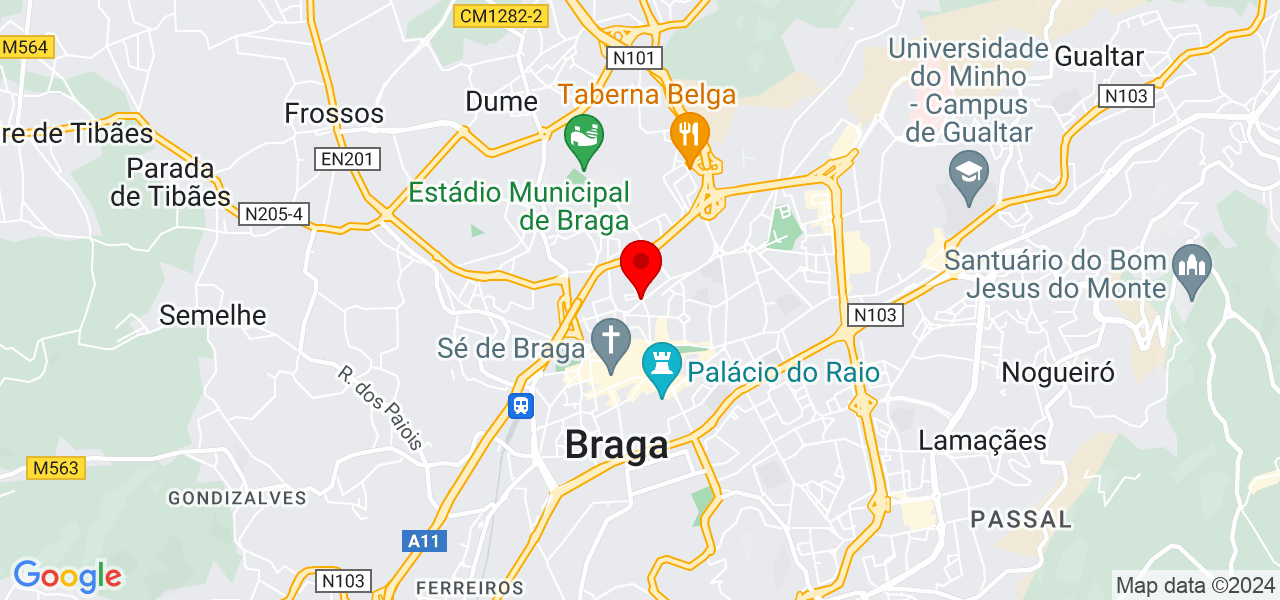 Cristina Ferreira - Braga - Braga - Mapa