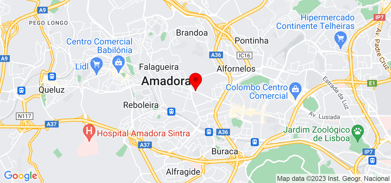 JAV REMODELA&Ccedil;&Atilde;O - Lisboa - Amadora - Mapa