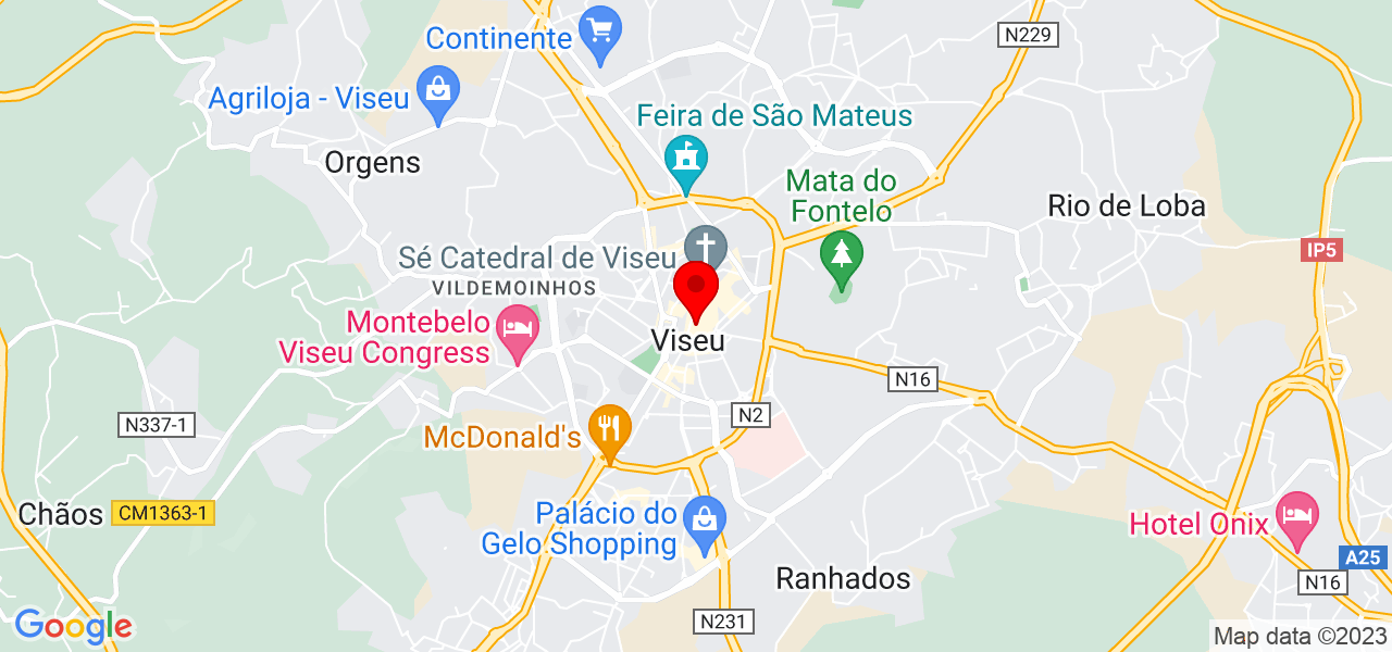 Carlos Videira - Viseu - Viseu - Mapa