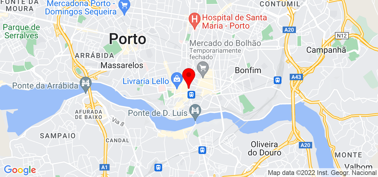 Ana Moreira - Porto - Porto - Mapa