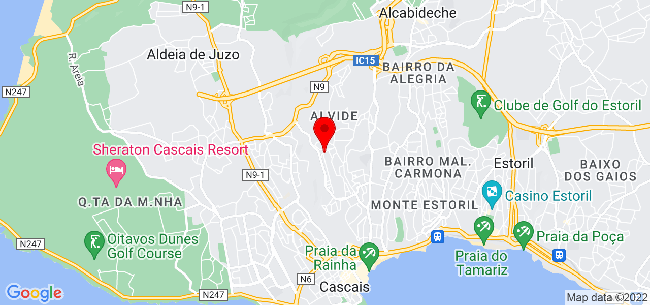 Gabriel Pedroso - Lisboa - Cascais - Mapa