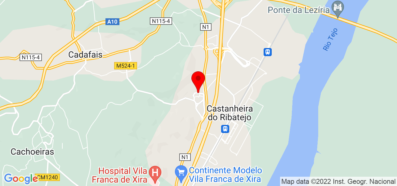 Fernando Morais - Lisboa - Vila Franca de Xira - Mapa