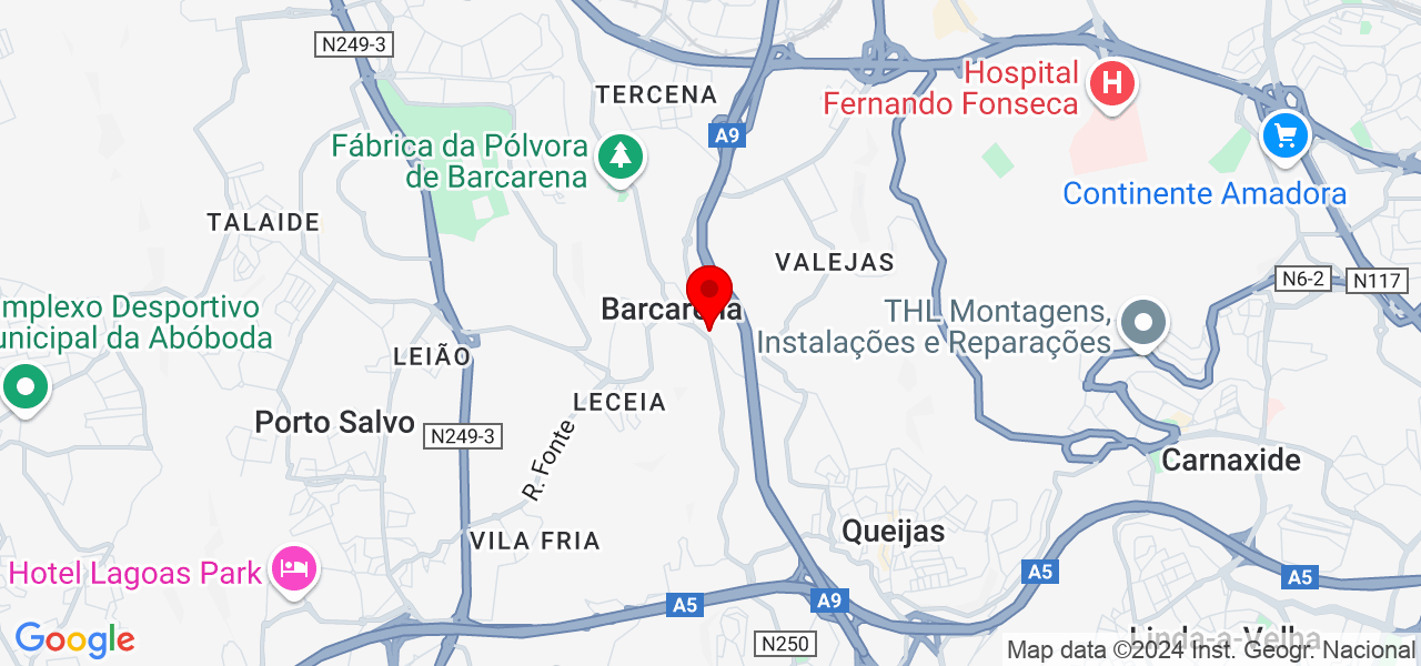 JC REMODELAÇÃO - Lisboa - Oeiras - Karte