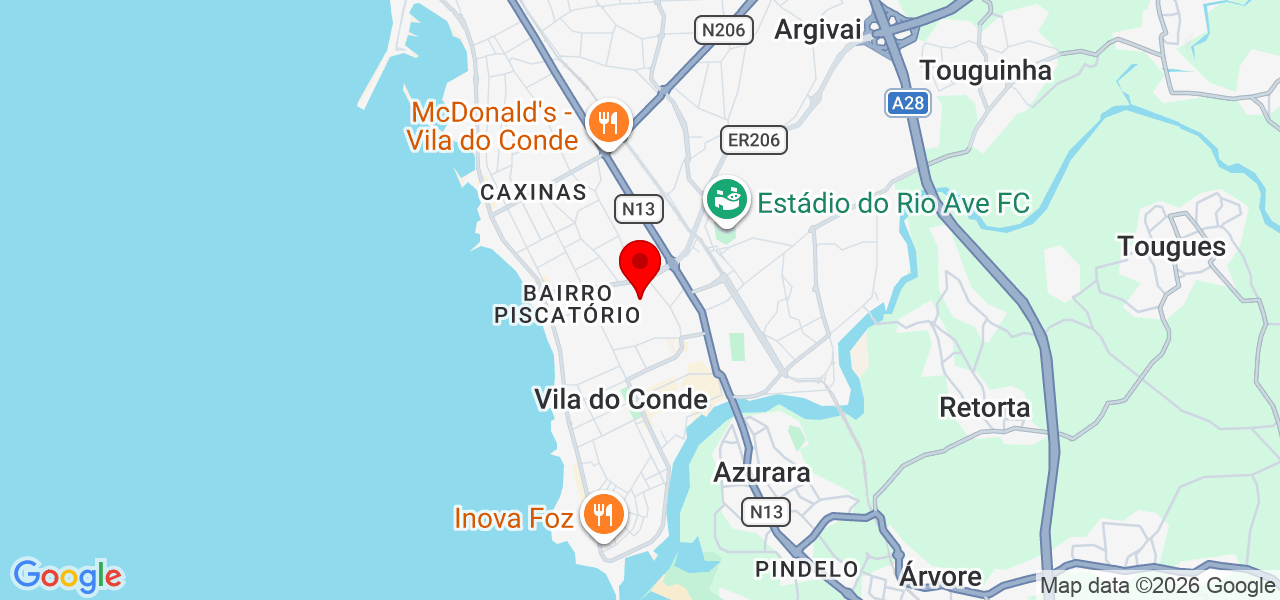Templus Avac - Porto - Vila do Conde - Carte