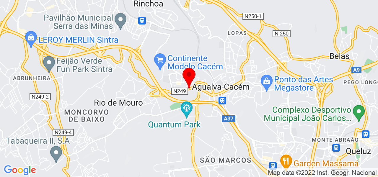 Mauro - Lisboa - Sintra - Mapa