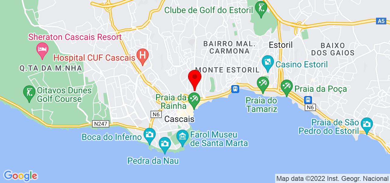 Elena - Lisboa - Cascais - Mapa