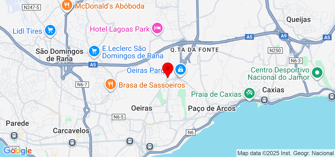 sara - Lisboa - Oeiras - Karte