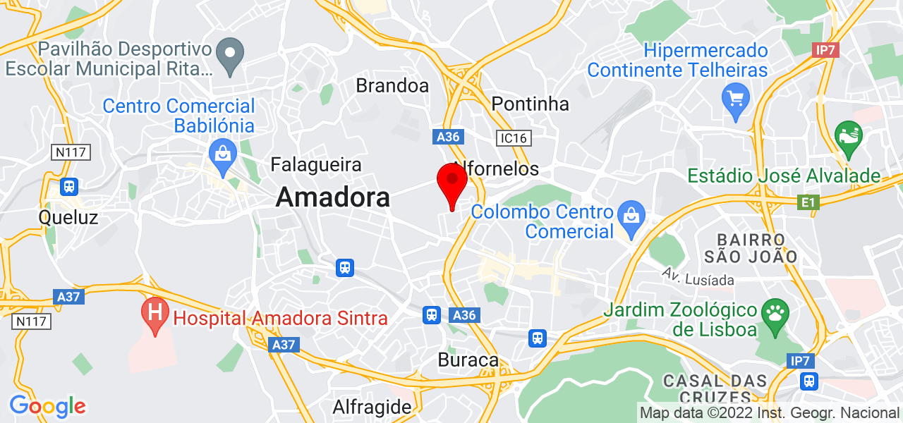 Marcos Mota - Lisboa - Amadora - Mapa