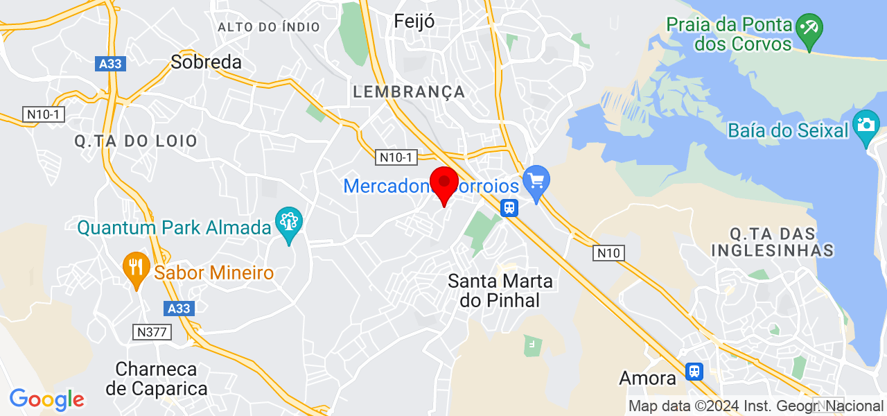 RS Remodela&ccedil;&otilde;es - Setúbal - Seixal - Mapa