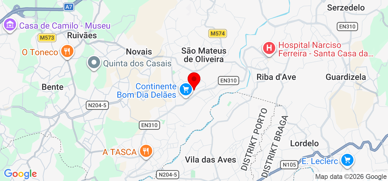 STAR FLOORING PT - Braga - Vila Nova de Famalicão - Mapa