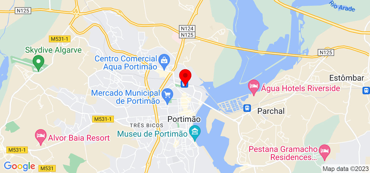 Leonardo - Faro - Portimão - Mapa
