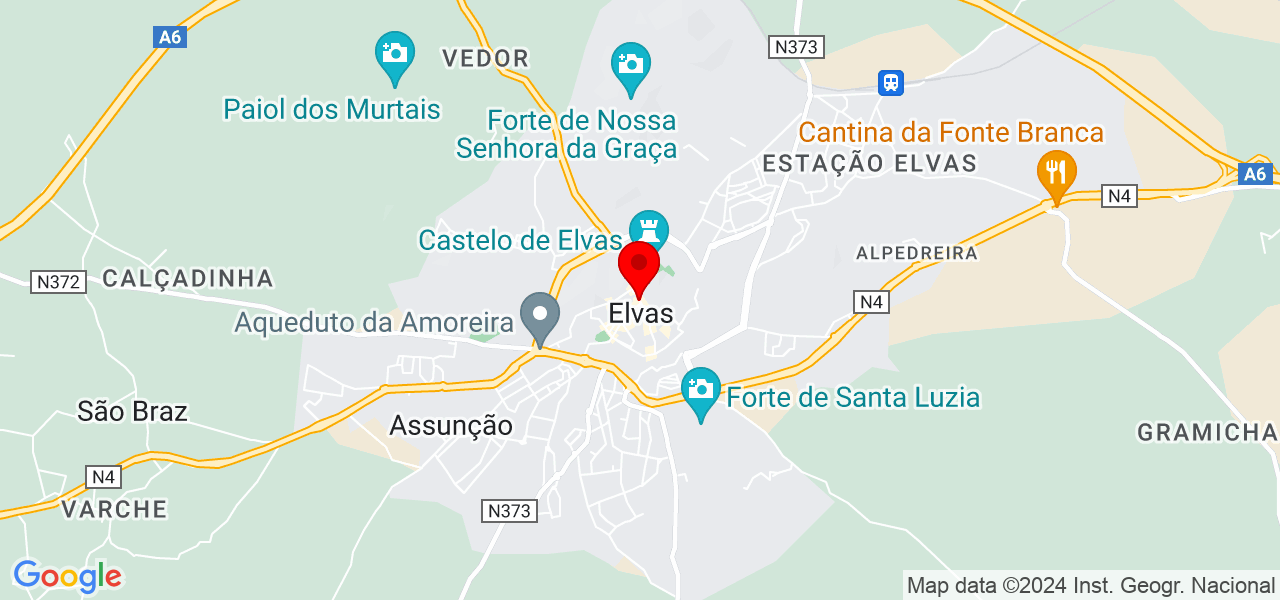 Joana Rodrigues Leitora de Aura - Portalegre - Elvas - Mapa