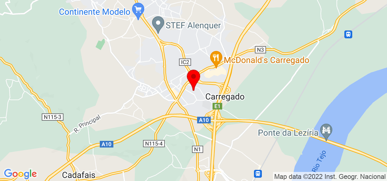 Duerle- Taki tafeito - Lisboa - Alenquer - Mapa