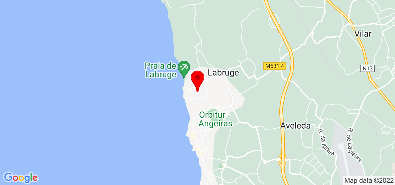 Wellington - Porto - Vila do Conde - Karte
