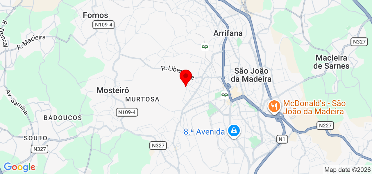 Afonso Novais - Braga - Celorico de Basto - Karte