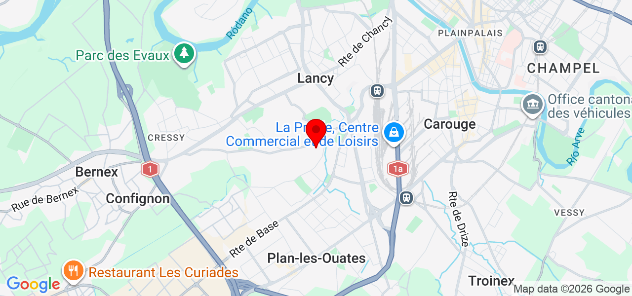 SILVA Multi-Servicrs - Genf - Lancy - Mapa