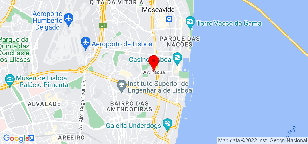 Henrique Costa Personal Trainer - Lisboa - Lisboa - Mapa