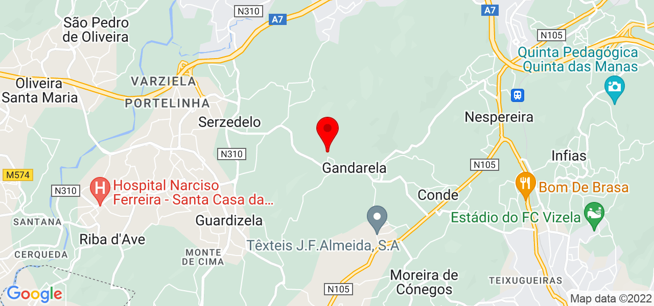 marcarobras lda - Braga - Guimarães - Mapa