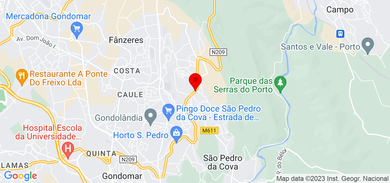 Sandra - Porto - Gondomar - Mapa