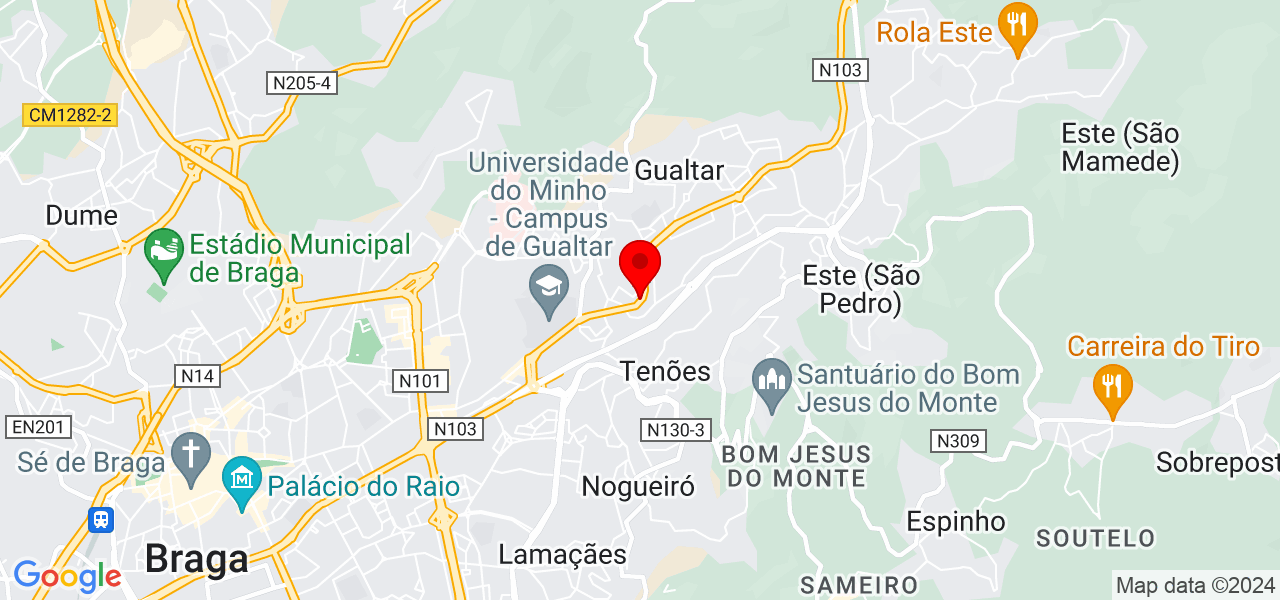 Ribeiro Service - Braga - Braga - Map