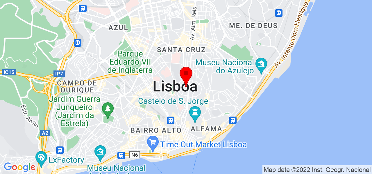 Kieran McCabe - Lisboa - Lisboa - Mapa