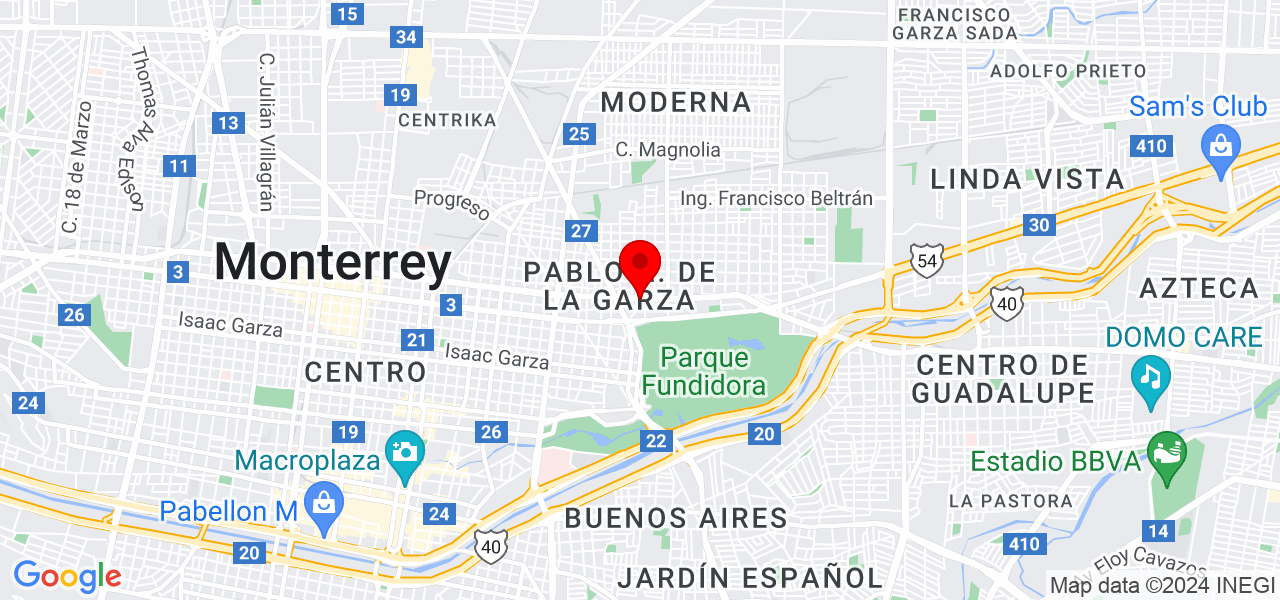 ReNova Interiores - Nuevo León - Monterrey - Mapa