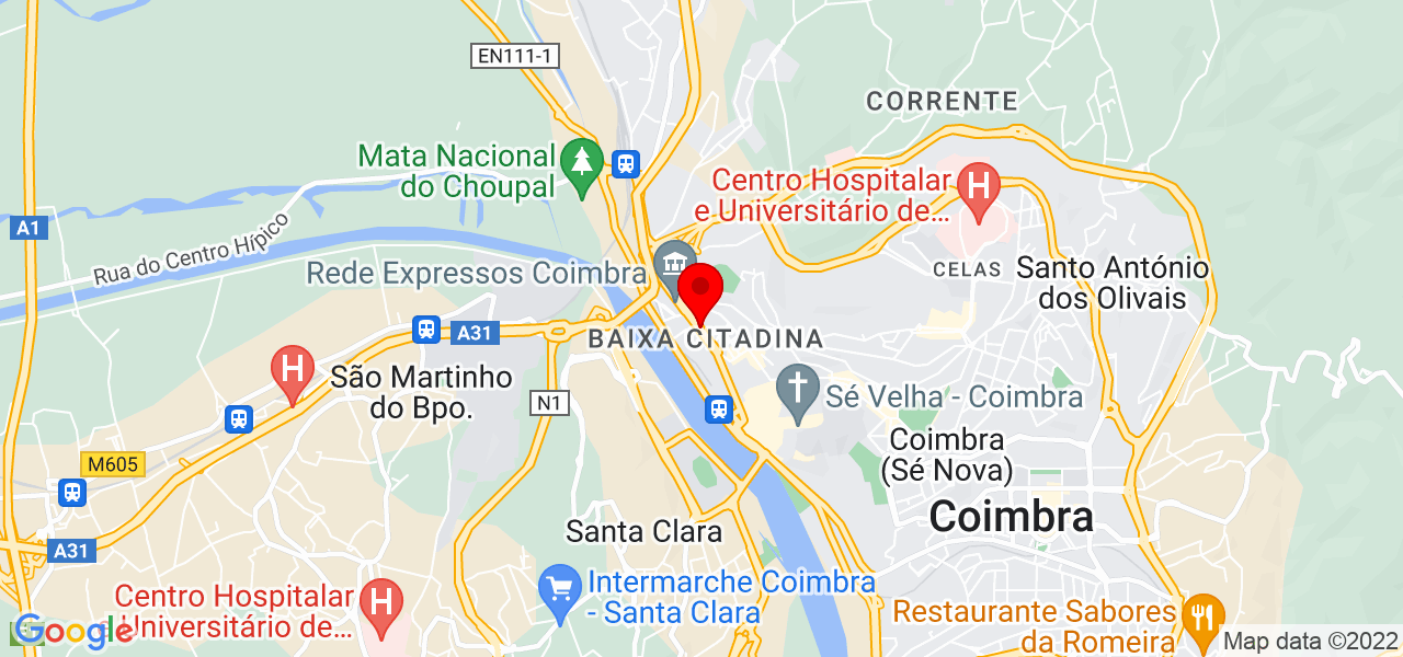 Yara - Coimbra - Coimbra - Mapa