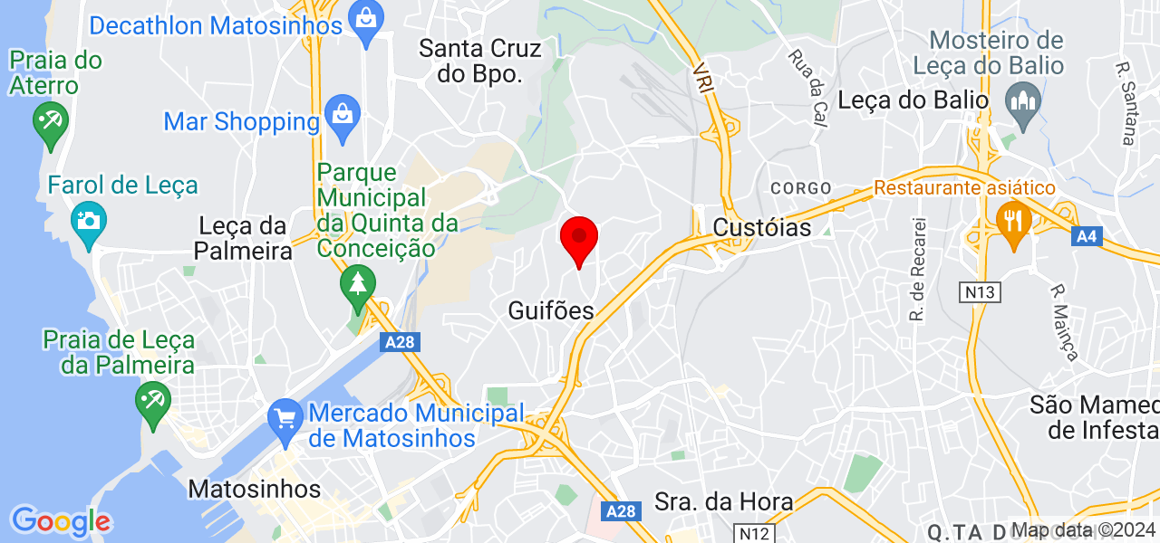 Guilherme Pereira - Porto - Matosinhos - Mapa