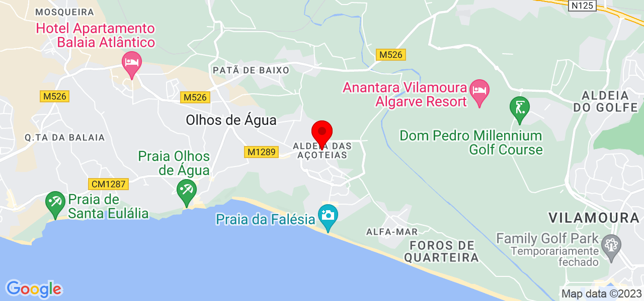 Andr&eacute; Ogam - Faro - Albufeira - Mapa