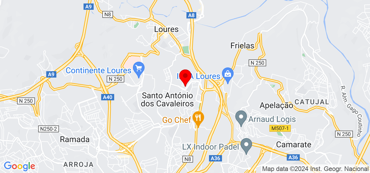 Leticia Passos - Lisboa - Loures - Mapa