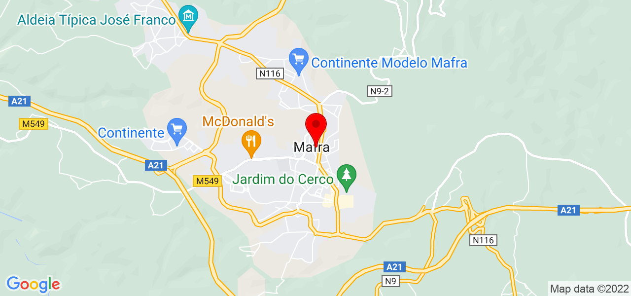 Almeida Clean - Lisboa - Mafra - Map