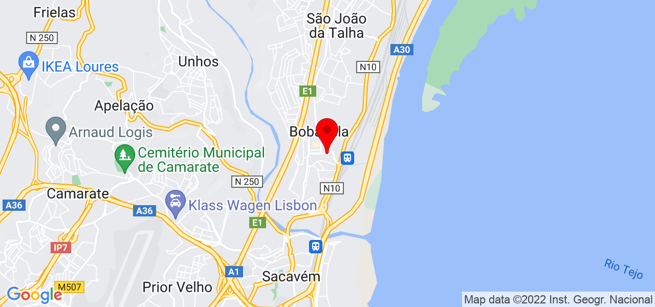 Sofia Francisco - Lisboa - Loures - Mapa