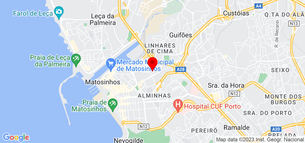Nuno e Filipe - Porto - Matosinhos - Mapa